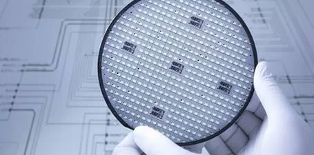 Semiconductor wafer image supplied in the company materials
